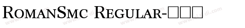 RomanSmc Regular字体转换 RomanSmc Regular字体转换